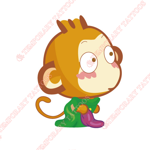 Monkey Customize Temporary Tattoos Stickers NO.8664